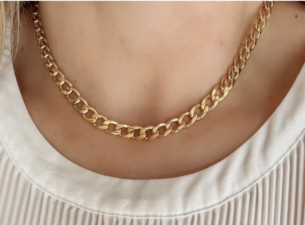 gold necklace